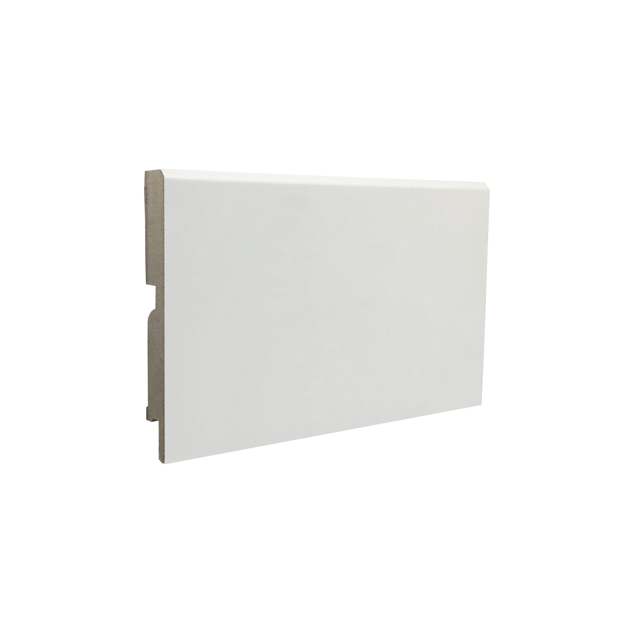 FInitura Decor F3 100 ASW Белый Плинтус напольный 16x100x2400 1 Finitura F3 Плинтус напольный МДФ