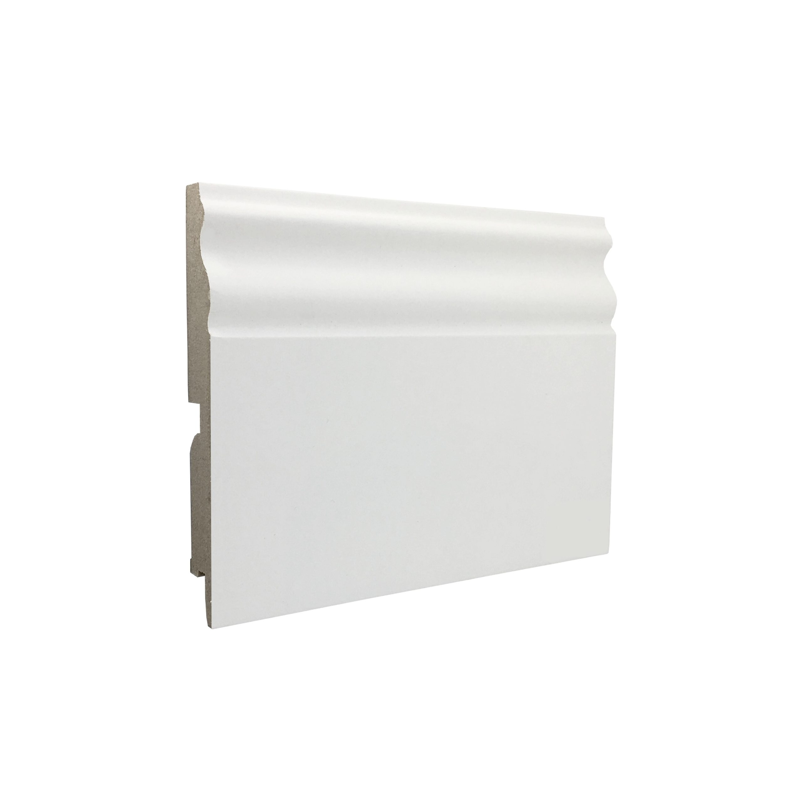 FInitura Decor RP 120 Белый Плинтус напольный 16x120x2440 1 Finitura RP Плинтус напольный МДФ