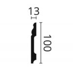 NMC FB2 WALLSTYL Плинтус напольный 13x100x2000 6 FB2 WALLSTYL