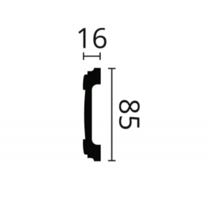 NMC WL5 Wallstyl Молдинг 15x85x2000 3 WL5 WALLSTYL