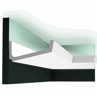 Orac Decor C352 FLAT Карниз потолочный Полиуретан