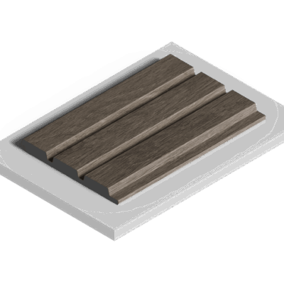Hiwood LV124 BR490 Стеновая панель Фитополимер