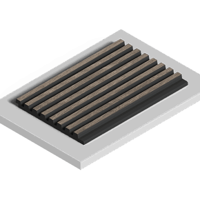 Hiwood LV129 BR490NK Стеновая панель Фитополимер