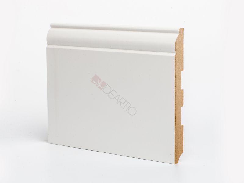 DeARTIO U104-150 Белый Плинтус напольный 16x150x2050 1 DeARTIO U104-150