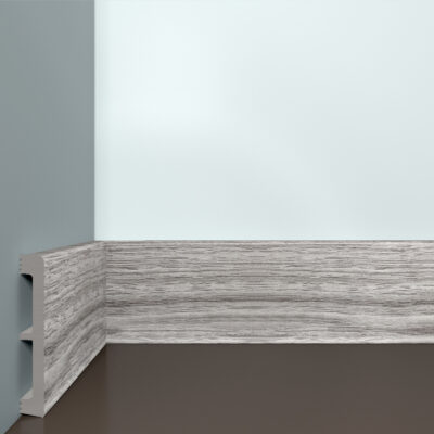 Bello Deco ПЛ 29 100-15 Орех айвори Плинтус напольный 15x100x2000