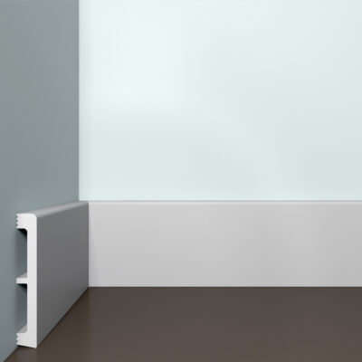 Bello Deco ПЛ 29 100-15 Светлый графит Плинтус напольный 15x100x2000