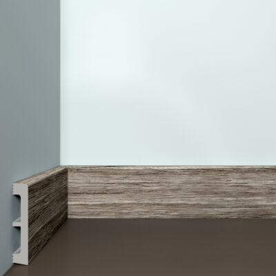 Bello Deco ПЛ 30 80-15 Дуб трюфель Плинтус напольный 15x80x2000