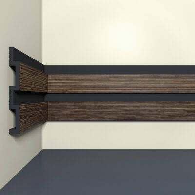 Bello-Deco СПЛ 24/3 Темный орех Стеновая панель 15x120x3000