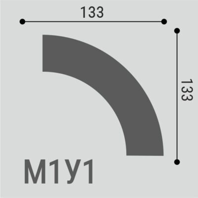 De BAGET М1 У1 Декоративный элемент 133x133