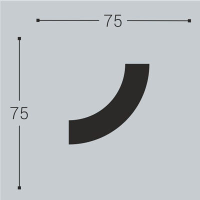 Bello Deco М14 У2 Угловой элемент 12x75x75