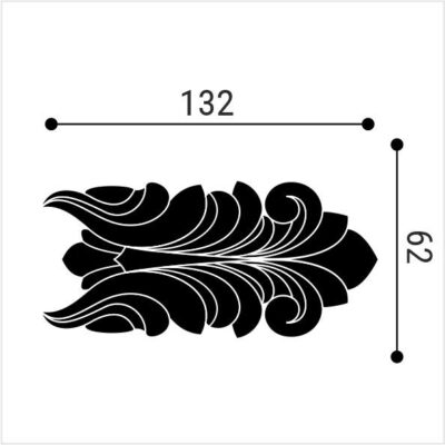 Bello Deco М12 Н2 Угловой элемент 62x132